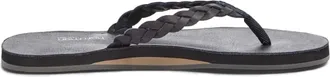 Hari Mari Womens Meadows Braided Flip-Flops Gray 10
