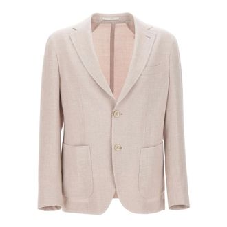Eleventy Slim-Fit Linen Blazer - male - Eleventy - Blazers - Beige - 2XL - Suits