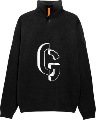 Gertrude Zwarte Truck Driver Sweater - Heren - Sweatshirts - Zwart - L - Polyester - Hoodies & sweatvesten