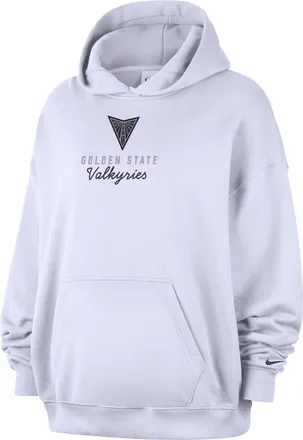 Nike Golden State Valkyries Nike Womens French Terry Oversized Pullover Hoodie in Purple | IR0854-538