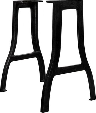 vidaXL Patas De Mesa De Comedor En A Hierro Fundido 2 Unidades Vidaxl