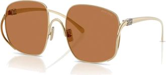 Miu Miu Dames, Accessoires, Geel, Maat: 57 MM Polyamide