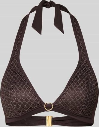 Marie Jo Marie Jo Bikini-Oberteil mit Neckholder Modell TOMAR in Dunkelbraun, Größe XS