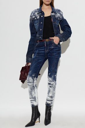 Dsquared2 Teddy Jeans, Womens, Navy Blue