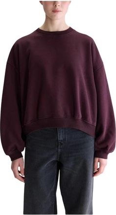 Bellerose Fancy 62 Sweatshirt - Dames - Sweatshirts - Bruin - S - Katoen - Hoodies & sweatvesten