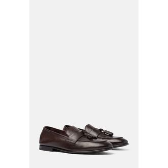 Scarosso Nathan Loafers in Dark Brown - Calf at Nordstrom, Size 41.5