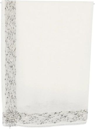 Faliero Sarti Brunetta 136 Sjaal - Dames - Wintersjaals - Wit - ONE Size - Wol - Accessoires