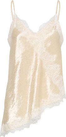 Soaked In Luxury Top Senza Maniche - - Tops - Donna - Beige - XL