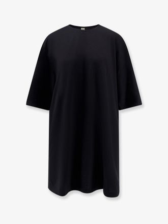 Toteme Vestito corto Relaxed Tee Dress in lyocell e cotone - TOTEME - gender_Woman