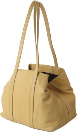 Loewe Beige Yellow Leather Tote Bag (Pre-Owned)