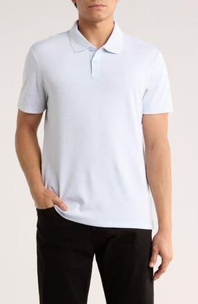 Calvin Klein Birdseye Heather Interlock Polo in Blue Heather at Nordstrom Rack, Size Xx-Large