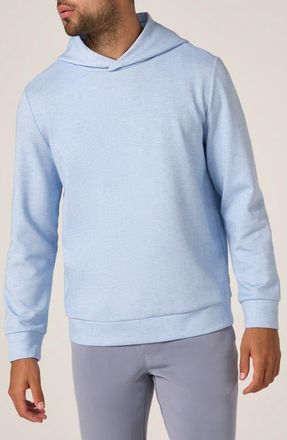 7 Diamonds Roarke Herringbone Hoodie in Light Blue at Nordstrom, Size Xx-Large
