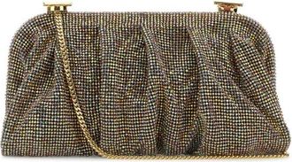 Benedetta Bruzziches Embellished Fabric Large Venus Clutch