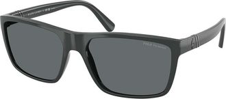 Polo Ralph Lauren PH4133 Polarized 558981 Mens Sunglasses Grey Size 59