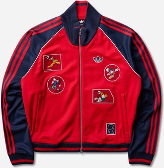 adidas Brain Dead x Disney Track Top Better Scarlet