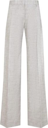 Ermanno Scervino Wijde broek - Dames - Wijde Broeken - Grijs - 2XS - Broeken