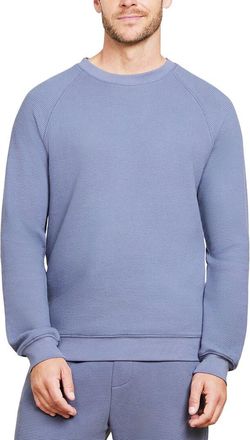 Barefoot Dreams Mc Waffle Knit Raglan Pullover