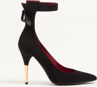 Valentino Garavani Fatale Suede Pumps 105mm Wo