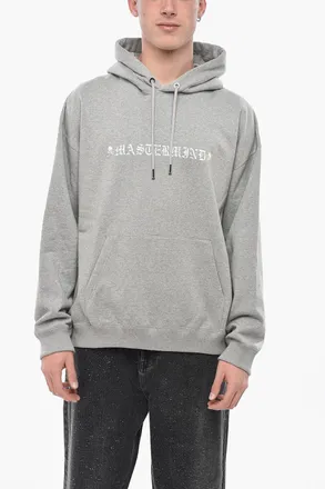 MASTERMIND WORLD Brushed Cotton Boxy Fit Hoodie with Skull Print Mastermind