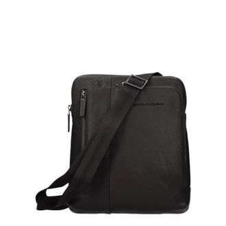 Piquadro Umhängetaschen Mann Leder braun/Kopf des Dunkelns