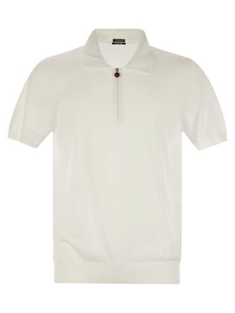 Kiton Short Sleeved Polo Zip