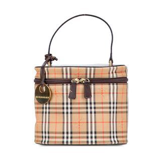 Burberry Pre-owned Burberry Haymarket Check Canvas Vanity Bag Ladies UDIMF1AUNN8CYVOR