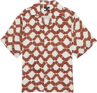 Reiss Makarb Abstract Floral Top