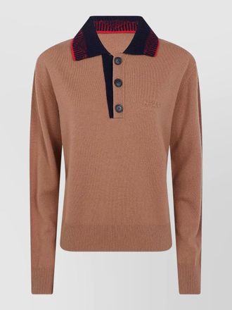 N&deg;21 wool polo jumper