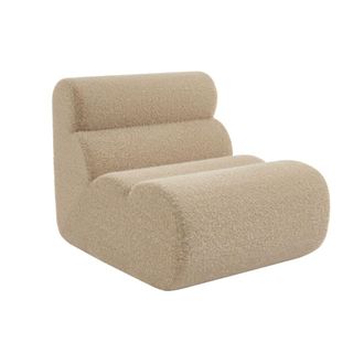 Sweeek M&oacute;dulo para sof&aacute; modular envasado al vac&iacute;o de tela efecto alpaca