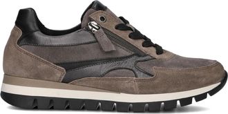 Gabor Taupe Su&egrave;de Lage Sneakers - Dames - Sneakers - Beige - 42 EU - Su&egrave;de - Schoenen