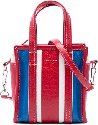 Balenciaga Pre-owned Balenciaga Lambskin Bazar Shopper Satchel XXS Unisex I9ZM6P0JA12UDSTR