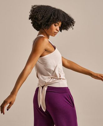 BAM Air Tie Back Yoga Vest Top - 10