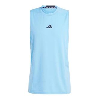 adidas Designed for Training Workout Tank Asia Sizing Light Blue IS3824