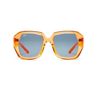 Vada Jewelry Cicada Sunglasses in Peach at Nordstrom