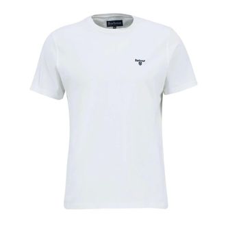 Barbour T-Shirts, male, White, Size: S Essential Sports T-Shirt