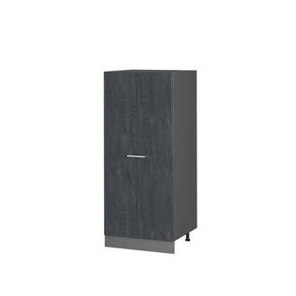 Vicco Armario Para Horno Empotrado R-line, Hormig&oacute;n Negro, 60 Cm