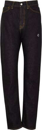 Moncler Jeans con applicazione logo - Nero