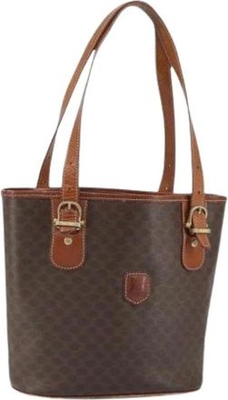 Celine Pre-owned Tote Bags, female, Brown, Size: ONE SIZE Pre-owned Plastic Tote Bag