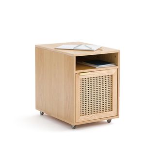 Sohome Bureaukastje met wielen, in rotan, Loris