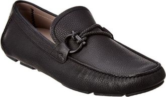 Ferragamo Ferragamo Front Gancini Leather Driver