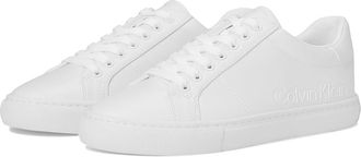 Calvin Klein Camzy Womens Shoes White : 6.5 M, Faux Leather