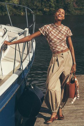 Derek Lam Kendall Pleated Balloon Pants