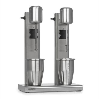 Klarstein Klarstein Kraftpaket Ii Pro Licuadora Doble Para Leche Y Batidos Proteicos 160w Acero Inoxidable