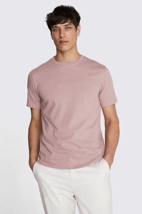 Moss Dusty Pink Crew Neck T-Shirt
