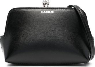 Jil Sander Goji leather mini bag - women - Calf Leather - One Size - Black
