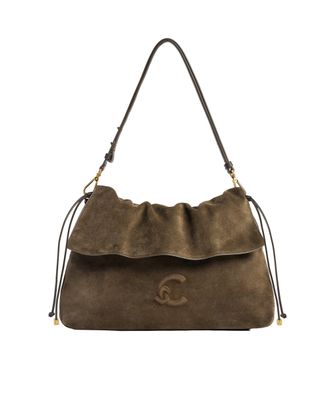 Coccinelle Lidia Suede Leather Shoulder Bag