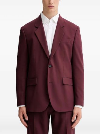 HUGO BOSS Blazer met enkele rij knopen - Rood