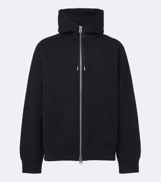 sacai Sudadera con capucha de jersey de algod&oacute;n