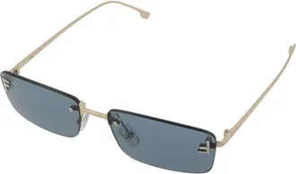 MAISON FENDI FE4172US Rimless Metal Sunglasses - Blue