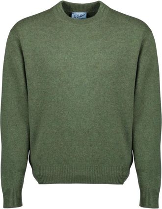 Prada Re-Cashmere Trui met Ronde Hals - Heren - Cashmere truien - Groen - L - Truien & Vesten
